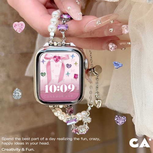 CA.适用于iWatch超闪华子表带