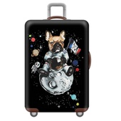 Perla大牌01法斗狗狗弹力箱套拉杆箱旅行旅游登机行李皮箱保护罩