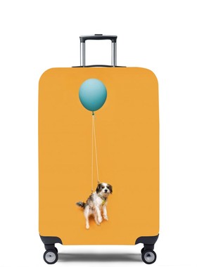 动物Z77狗狗弹力箱套拉杆箱旅行旅游登机行李皮箱保护罩防尘袋子