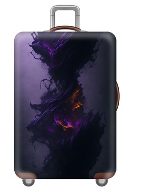 XB112紫色弹力箱套拉杆箱旅行旅游登机行李皮箱保护罩防尘袋耐磨