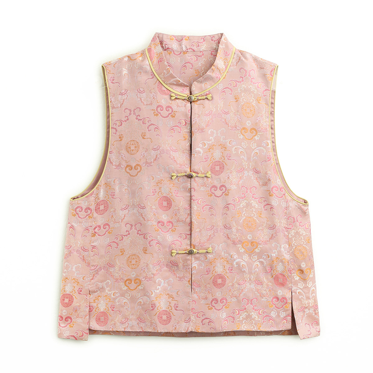 PALUOPO/帕罗桑蚕丝女马甲ES251257Z,女装/女士精品,真丝上装,淘宝优惠券,粉丝福利购,淘宝优惠卷