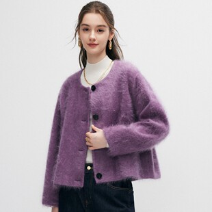 PALUOPO/帕罗绵羊毛女大衣ET250209D