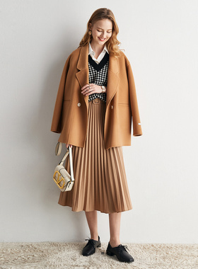 PALUOPO/帕罗绵羊毛女外套ET19722D-B