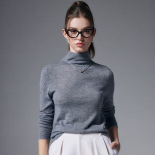 PALUOPO/帕罗秋冬高领简约百搭打底针织羊毛衫ET23191Y