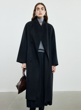 PALUOPO/帕罗绵羊毛女大衣ET2F2575D