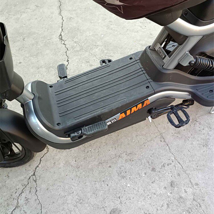 适用爱玛tdt1214z酷迅r280电动车脚垫踩脚踏垫皮子l4820丝圈防水