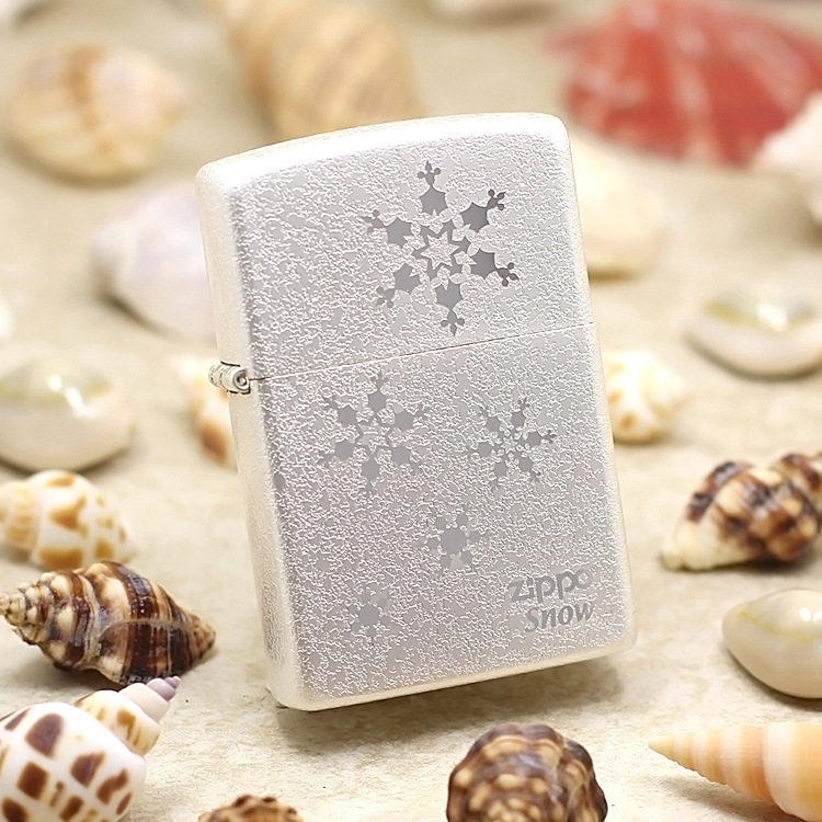 原装正品zippo打火机雪花(5朵)zbt-1-5美国芝宝防风煤油 北京小猫