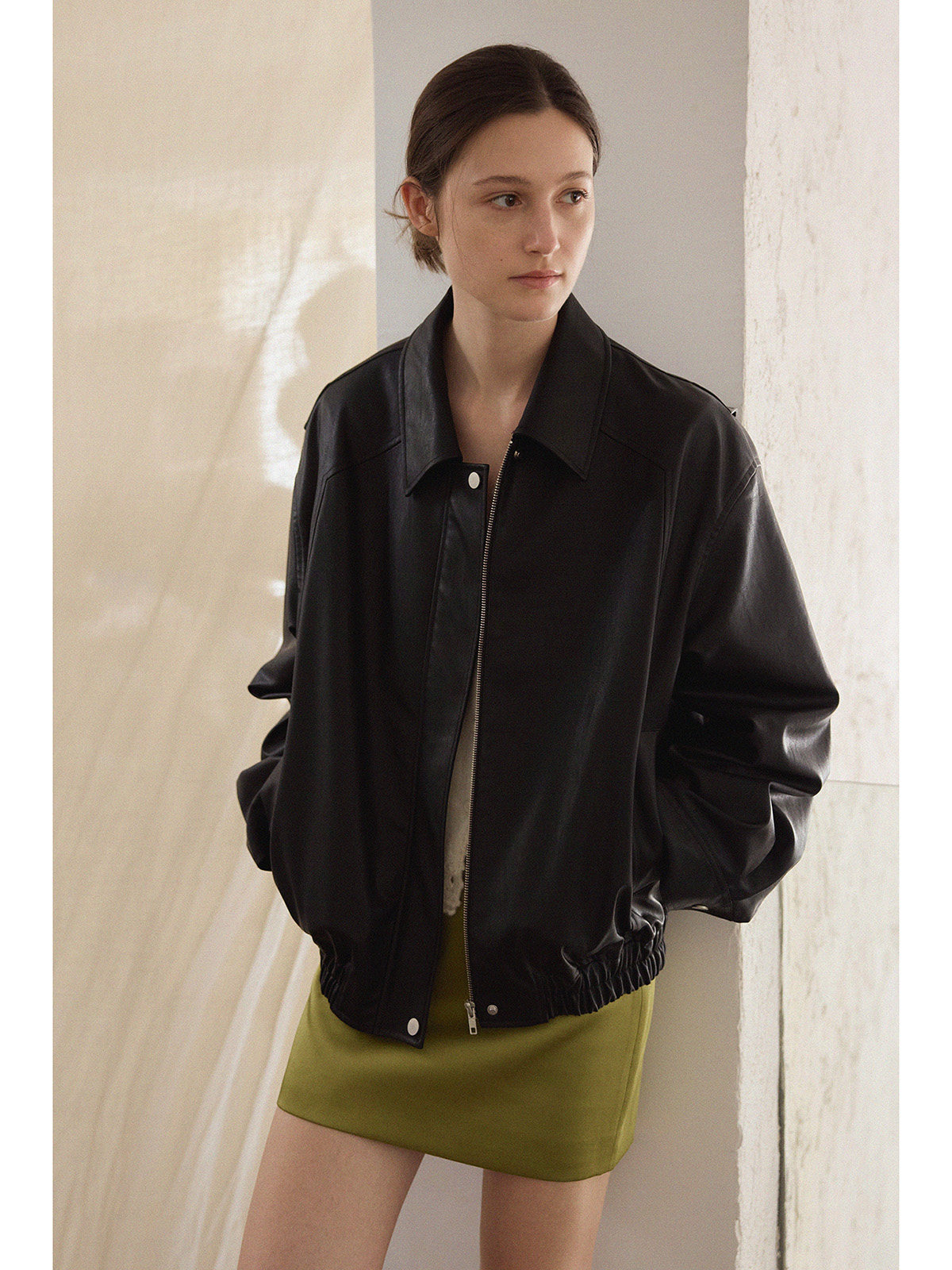 [Nice Studio] Soft Suede Oversized Jacket - 올드런드리 OLDLAUNDRY