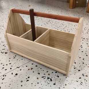 实木收纳盒工具箱DIY材料包幼小学生劳动课亲子手工制作儿童木工