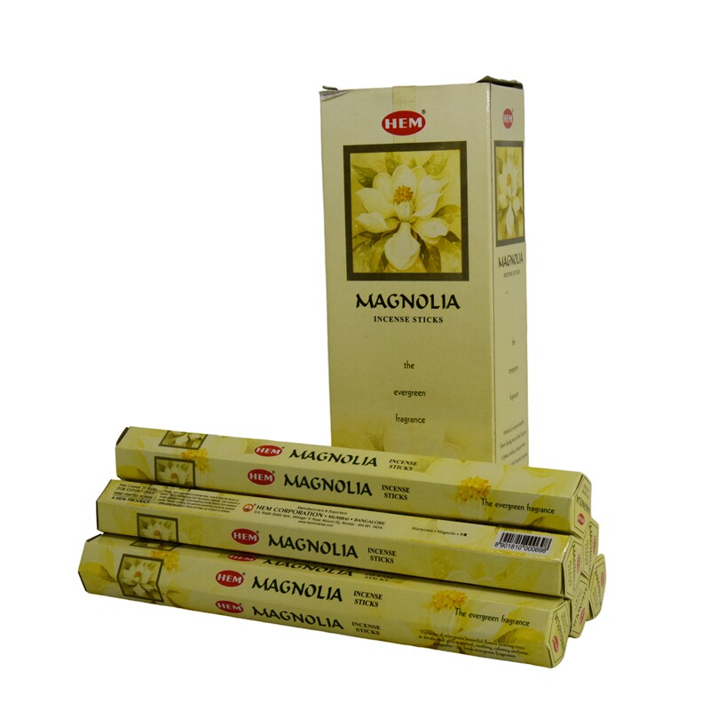 印度进口香薰magnolia-白玉兰hem线香办公家用室内熏香料净化空气