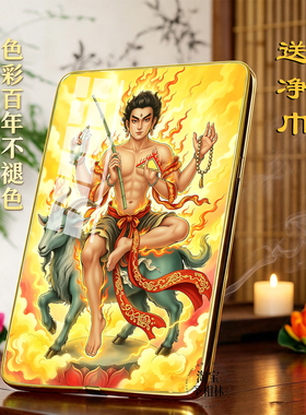 火天菩萨12十二天尊神挂画像摆台