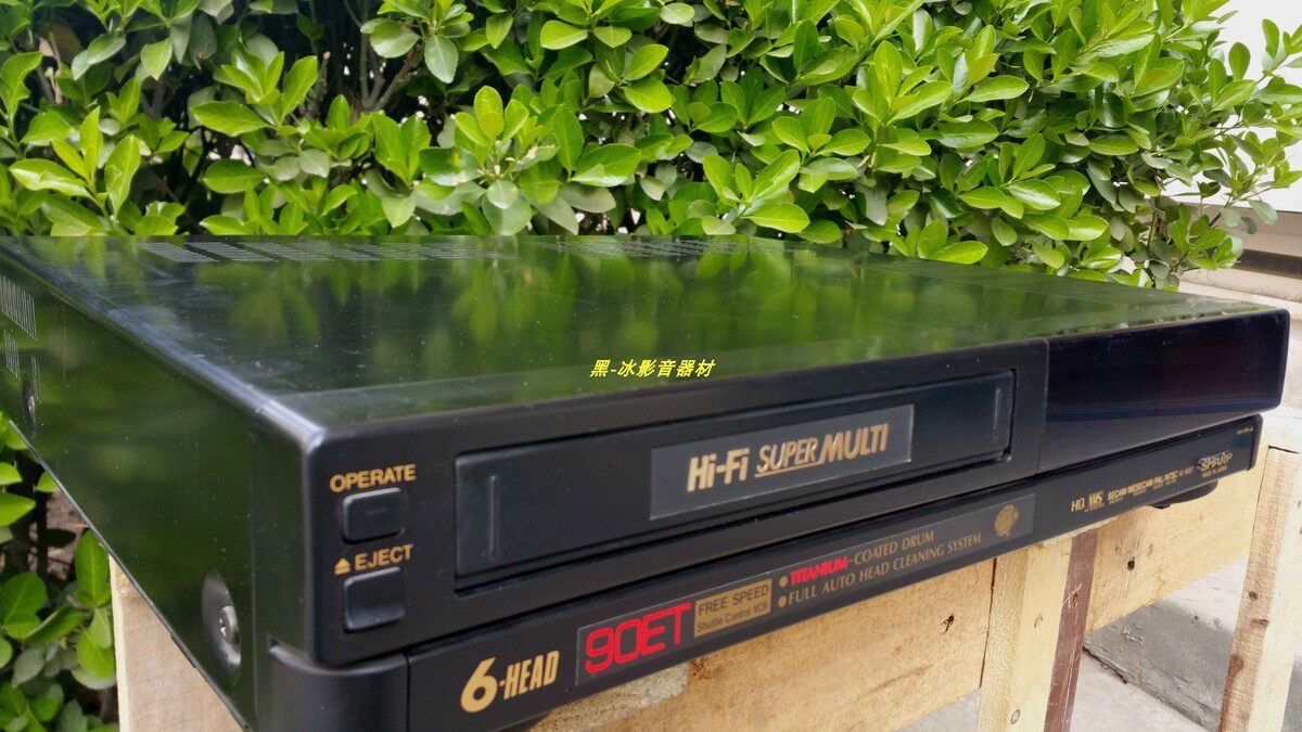 包邮sharp/夏普声宝6磁头钛金磁鼓录像机vc-90e,thifi音频录像机