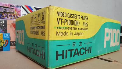 日产全新日立录像机VT-P100[DH]老盒式VHS录像机