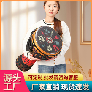 12寸非洲鼓仿兽皮机械螺母调音PVC轻便成人专业演奏