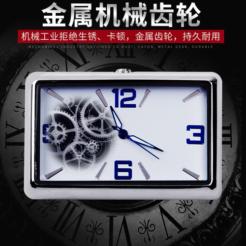 电子表双闪贴高档车用电子石英钟