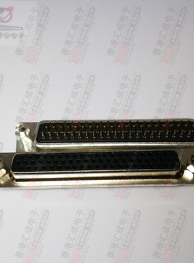 DR62母头 镀金 DB63/三排/串口62P针 母座 插头 180度直脚 焊板式