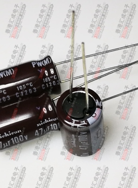 UPW2A470MPD1TD 100V 47UF 10*16MM DIP2 电解电容 全新原装