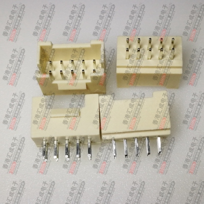 FWF20012-D10S22W5B 2mm 2X5P 10p 直针板装插座 带锁扣插件插座