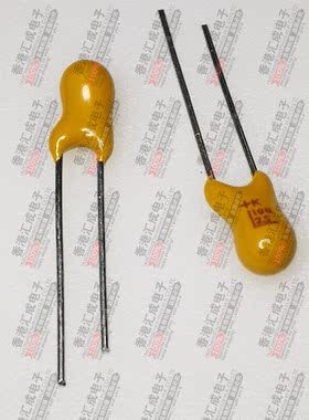 25V 10UF 10u 25v  j脚距2.54mm 直插钽电容 全新原装