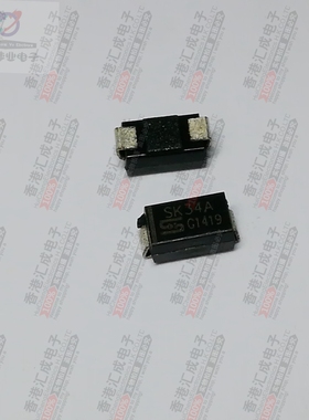 SK34A DO214AC/SMA 贴片肖特基二极管 全新原装