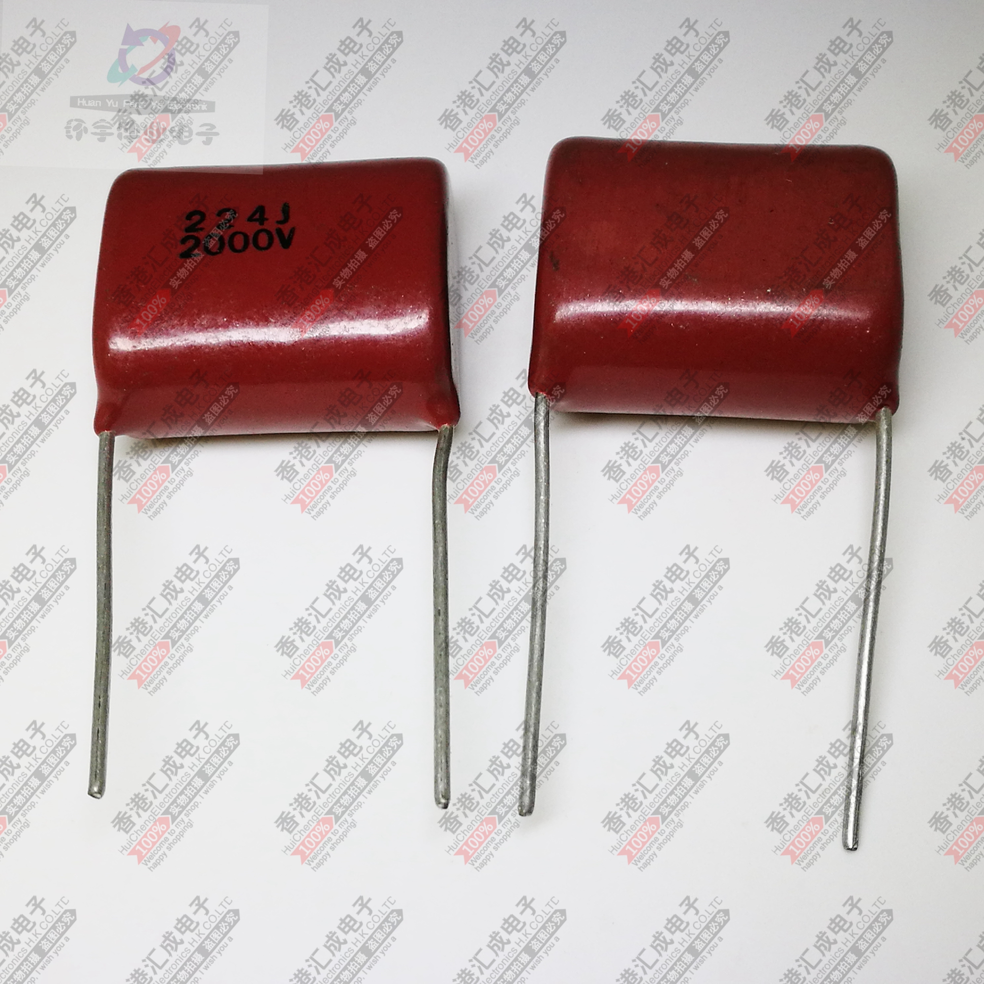 CBB电容 2000V 224J 224 脚距P22MM  24*18*13MM高压薄膜电容器