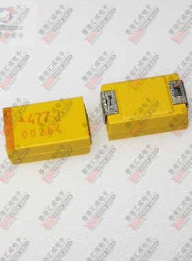 TAJE477K006RNJ 470UF 477J 477K 6.3V E型/7343 贴片钽电容 原装