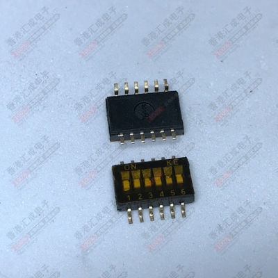 DSHP06TSGER 6位拨码开关 1.27MM间距 贴片拨码开关 全新原装