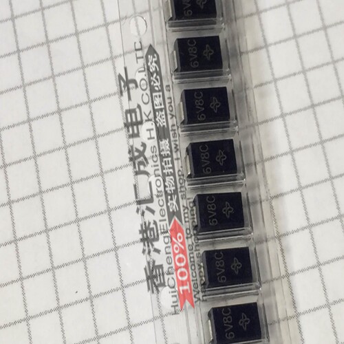 P6KE6.8CA 6V8C DO-214 SMB 瞬态抑制二极管 TVS VISHAY 100只50