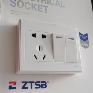 ZTSB正通松本电工明装一开二开三开四开五孔七孔多功能调速五开关