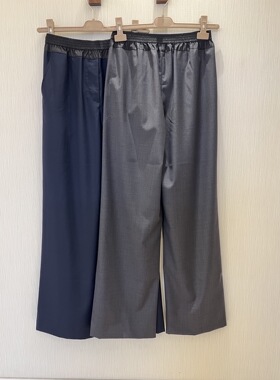 2025年新款羊毛休闲直筒裤显瘦时尚百搭宽松