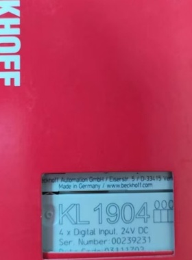 倍福KL1904 EL2595 BC3150  KL3468 EL1084德国全新现货议价包邮