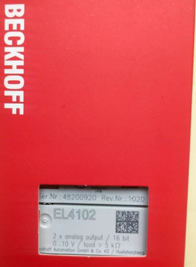 倍福EL4102  EL6695  ES3004  KL3314  ES3702全新现货议价包邮