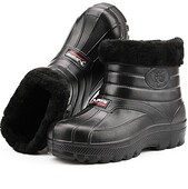 泡沫鞋 踩雪鞋 厚底保暖刷车 雪地靴防水厨师洗车工作鞋 冬天高腰男士