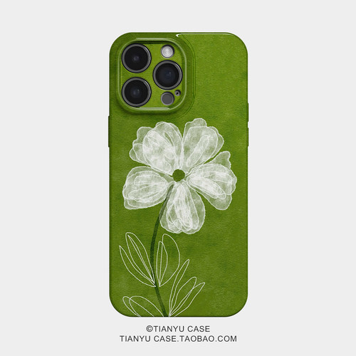 一朵花 适用iphone17苹果16promax手机壳华为mate80小米17promax全包oppofindx8荣耀500新款vivoiqoo15