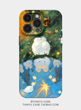 油画兔子 卡通适用于iPhone17/16promax手机壳华为pura70小米17/15畅享70opporeon14一加ACE3V荣耀X60荣耀300