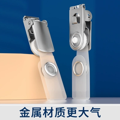 金属翻盖夹子工牌卡套夹子工作证胸卡夹出席证代表证卡工作牌夹扣