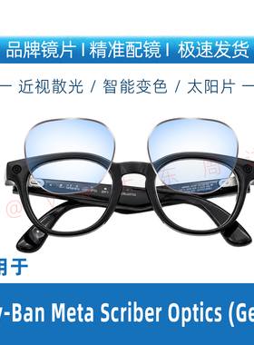 用于雷朋眼镜Ray-Ban Meta Scriber Optics Gen2定制镜片配镜