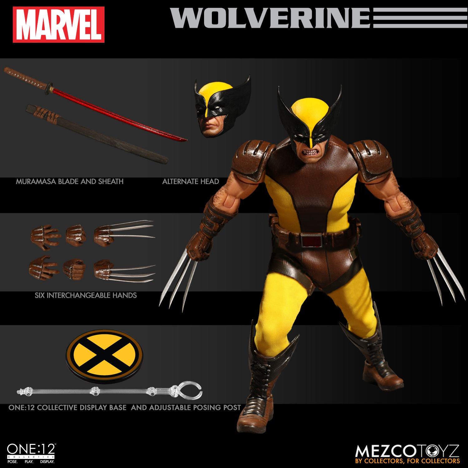 现货 MEZCO 蚂蚁 ONE 12 漫威 X战警 金刚狼 罗根 布衣 可动 电影