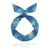 ACANE 蓝色迷雾森林文艺复古小清新气质冷淡风兔耳朵发带箍头饰品