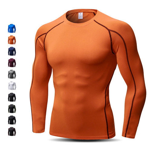 长袖长袖篮球跑步透气紧身衣