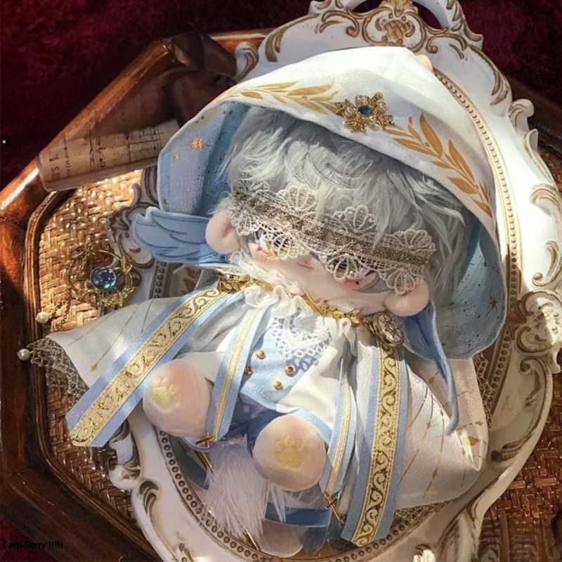 【现货批发】20厘米无属性20cm棉花娃娃娃衣先知圣喻可爱套装服饰