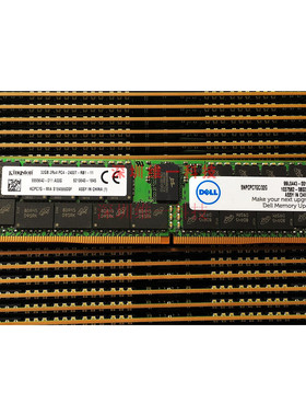 金士顿 原装 DDR4 32G 2RX4 2400 ECC REG服务器内存 2666 2400T