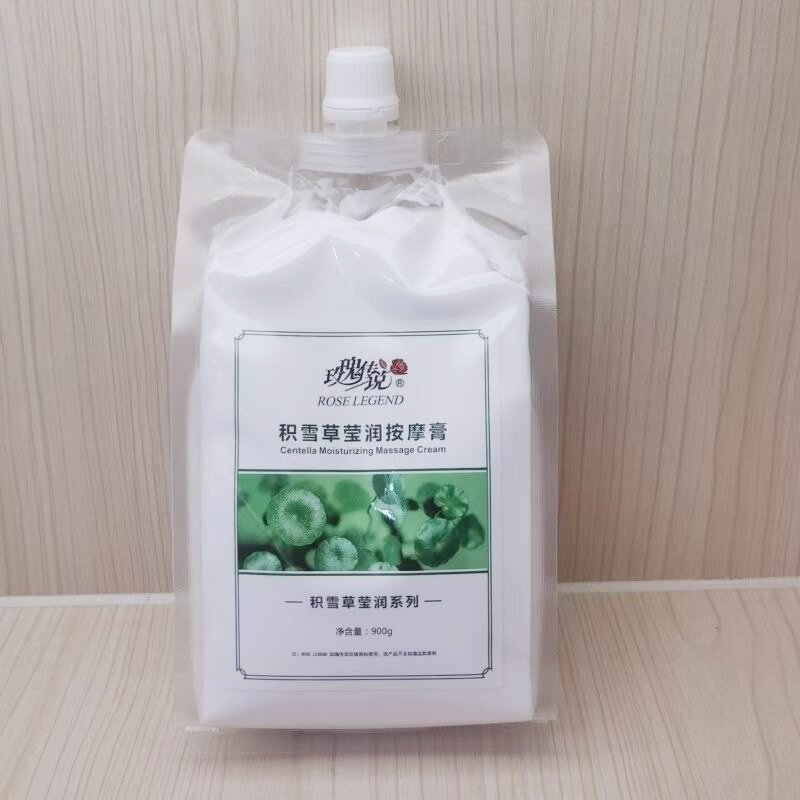 积雪草按摩膏面部美容院专用身体