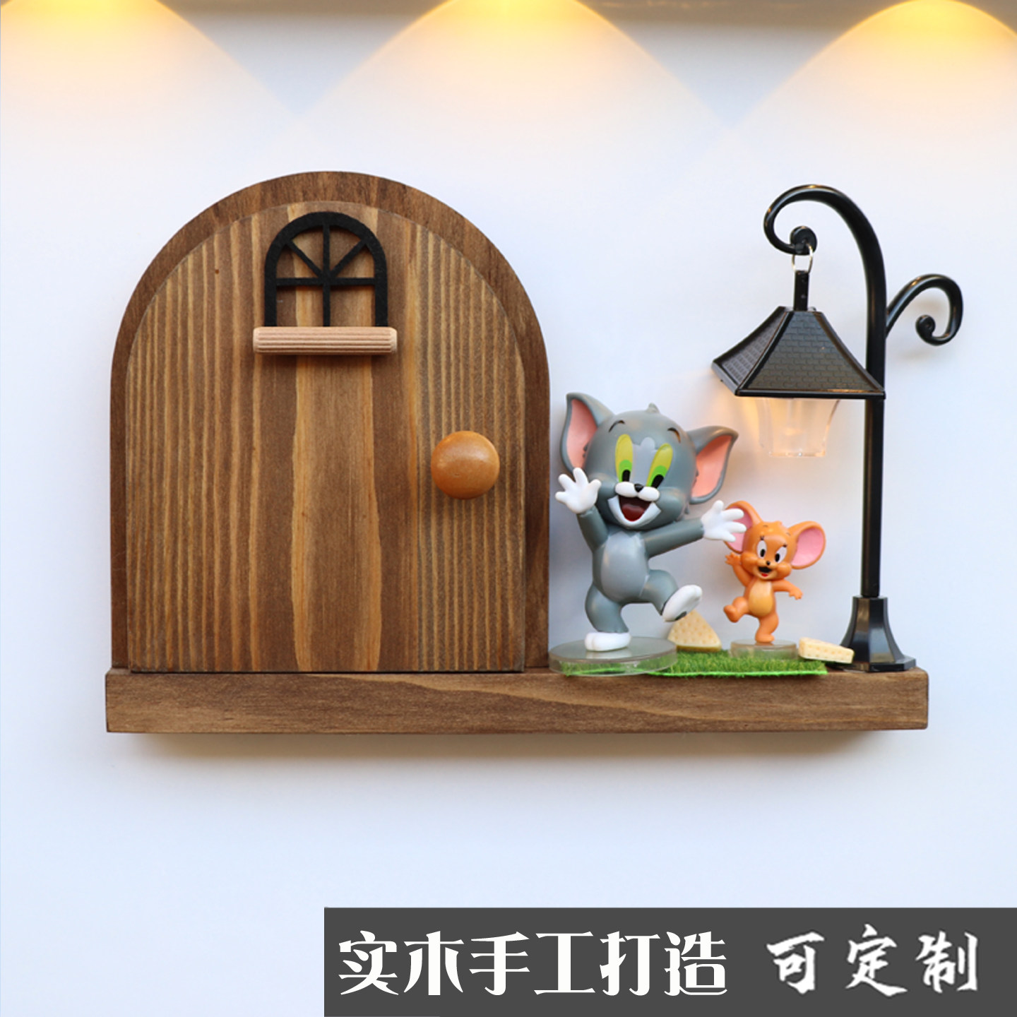 实木开关贴进口松木可定制尺寸图片