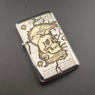 佐罗Z790第三代浮雕敢死队煤油打火机黄铜外壳超薄密封手感润滑