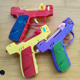 质量差包邮火柴枪塑料PPK链条枪洋火枪新奇玩具体验型产品慎拍！