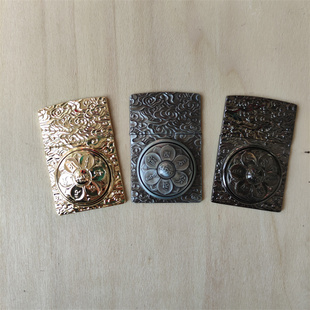 煤油打火机贴章连片连体章DIY六字真言手指陀螺佐罗zip机型通用