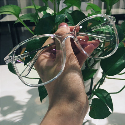 韩版网红同款透明框架框架眼镜