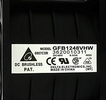 原装台达 DELTA GFB1248VHW-ROO DC48V 0.93A 12CM 变频器风扇