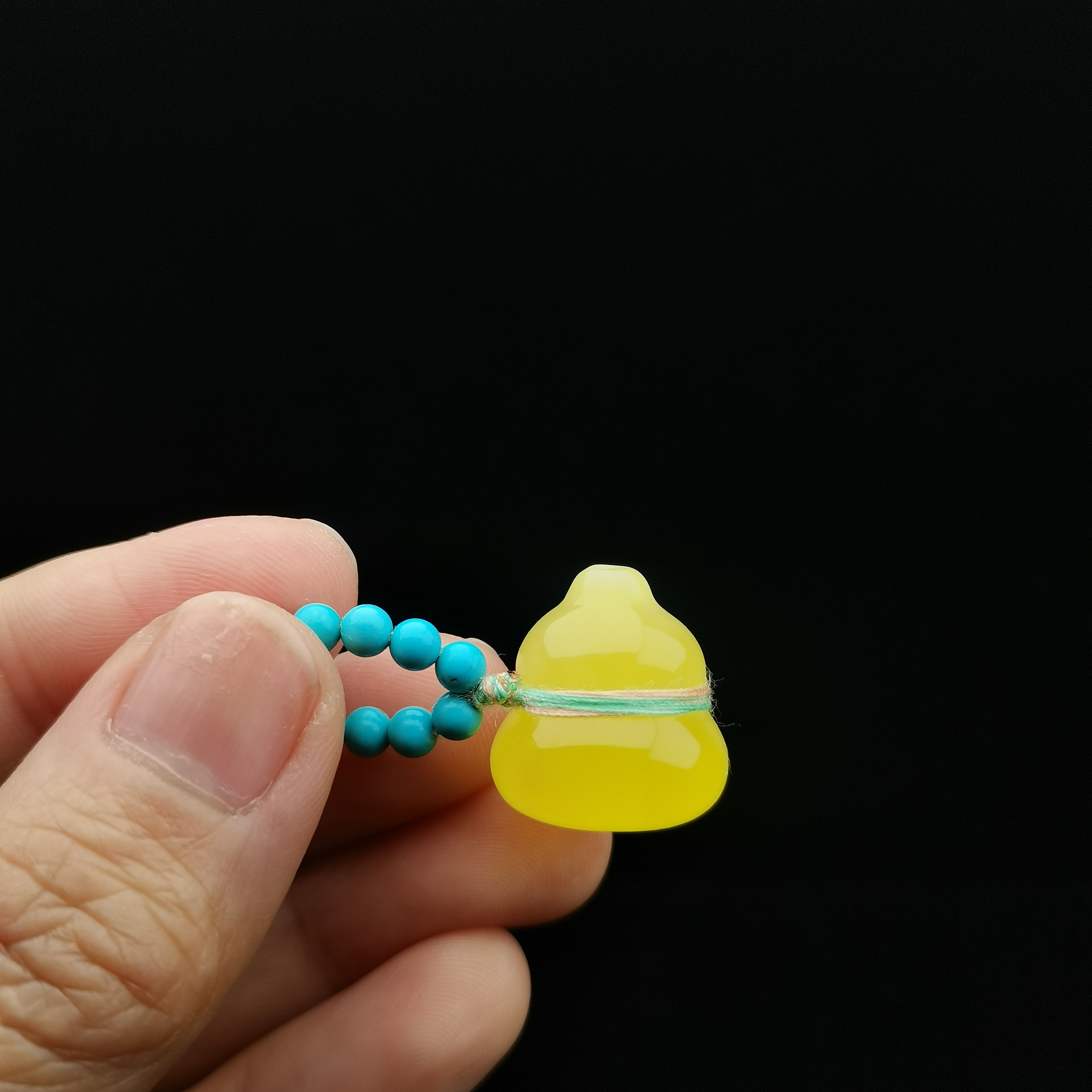 原创天然原矿琥珀蜜蜡金珀立体奶瓶葫芦吊坠挂件文玩配饰手串配珠